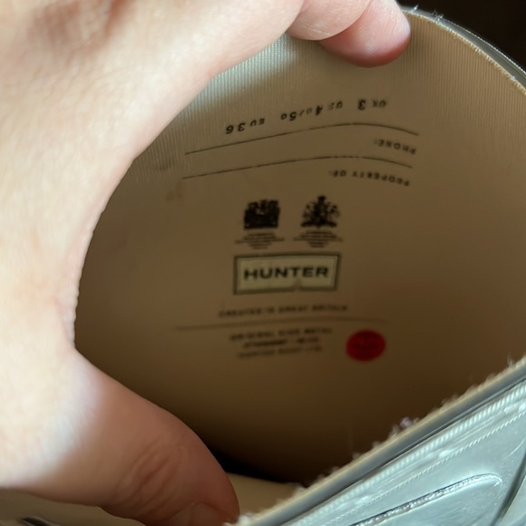 Metallic Hunter rain boots - Picture 2 of 3